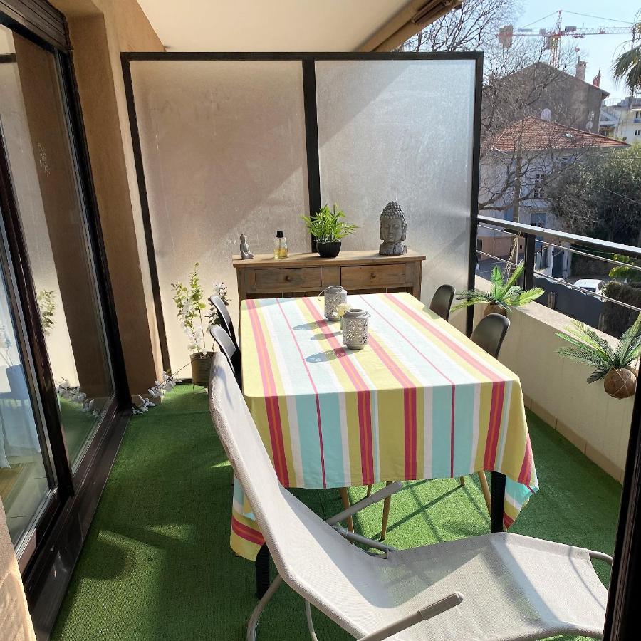 T2 Proche De La Gare, A 10 Minutes A Pieds De La Croisette, Piscine & Parking Dans Residence De Haut Standing كان المظهر الخارجي الصورة